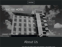 Tablet Screenshot of grandabehotel.com